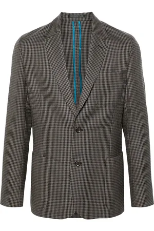 Paul Smith Gingham-check single-breasted blazer
