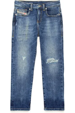 Diesel Mid-rise slim-fit jeans