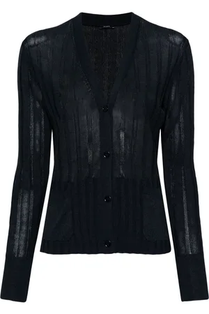 Joseph Crisp Rayon ribbed cardigan