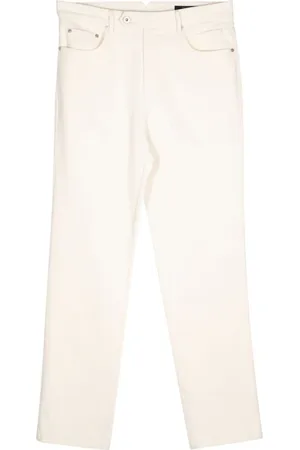 MAN ON THE BOON. Cotton-blend denim trousers