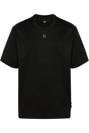 Fendi FF-plaque cotton T-shirt