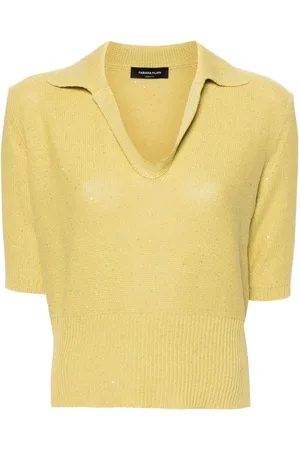 Fabiana Filippi Sequin-embellished polo jumper