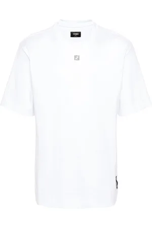 Fendi FF-plaque cotton T-shirt