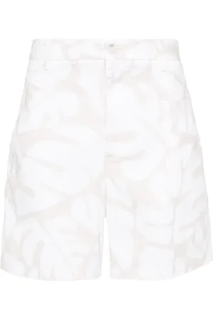 HUGO BOSS Karlos floral-print chino shorts