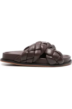Fabiana Filippi Braided leather slides