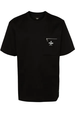Fendi Logo-print cotton T-shirt
