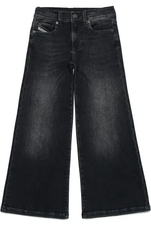 Diesel Mid-rise wide-leg jeans