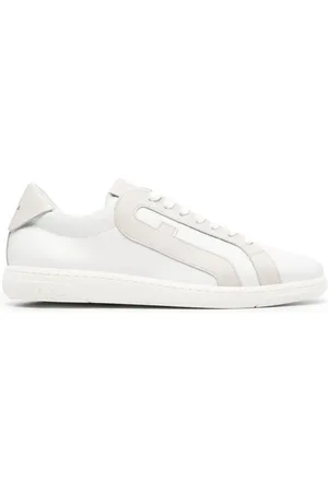 Furla Arch-motif leather sneakers