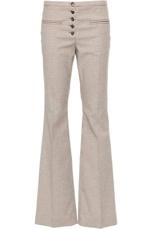 Courrèges Tailored checked trousers