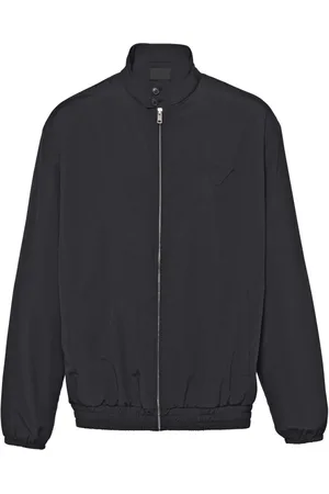 Prada Triangle-logo bomber jacket