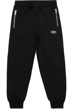 Diesel Logo-appliqu?? cotton track pants