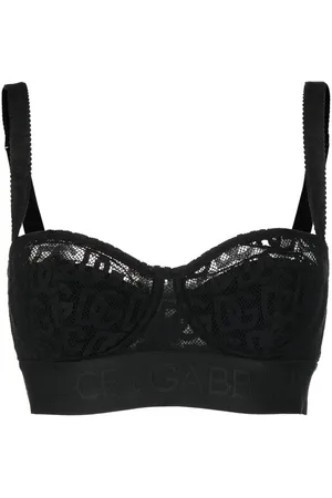 Dolce & Gabbana Jacquard tulle balconette bra