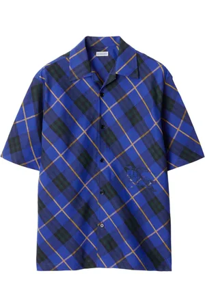 Burberry Equestrian Knight checked shirt