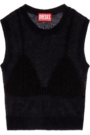 Diesel M-Arostica knitted tank top