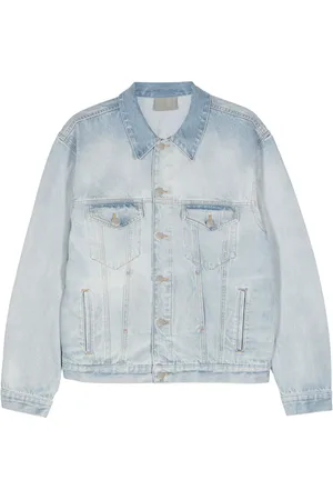 VTMNTS Logo-embroidered denim jacket