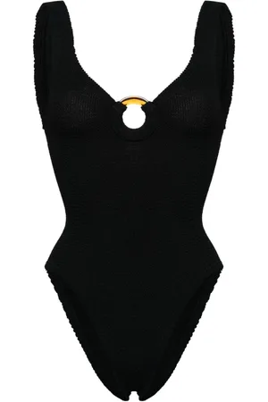 Hunza G Celine shirred swimsuit