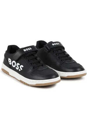 HUGO BOSS Logo-print leather sneakers