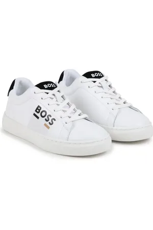 HUGO BOSS Logo-print leather sneakers