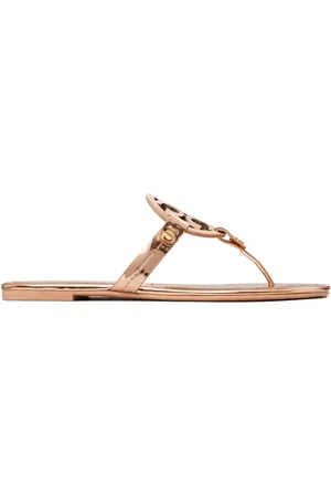 Tory Burch Miller metallic-leather sandals