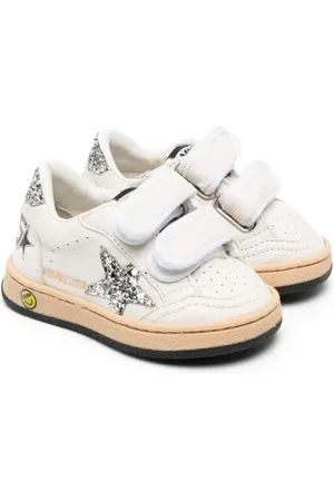 Golden Goose Glitter-detailing touch-strap sneakers