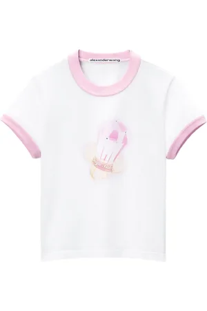 Alexander Wang Logo-print cotton T-shirt