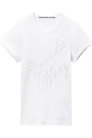 Alexander Wang Logo-print cotton T-shirt