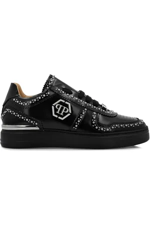 Philipp Plein Lo-Top leather sneakers