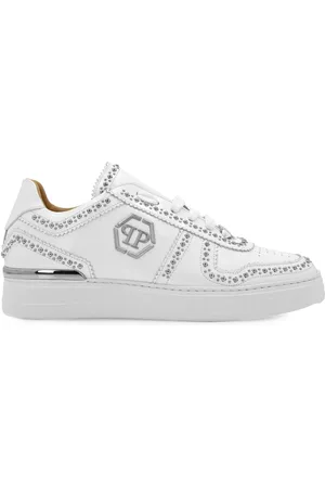 Philipp Plein Lo-Top leather sneakers