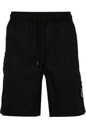 Calvin Klein Logo-patch twill bermuda shorts
