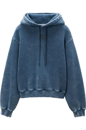 Alexander Wang Puff logo-appliqué hoodie
