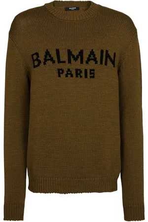 Balmain Paris intarsia-knit jumper
