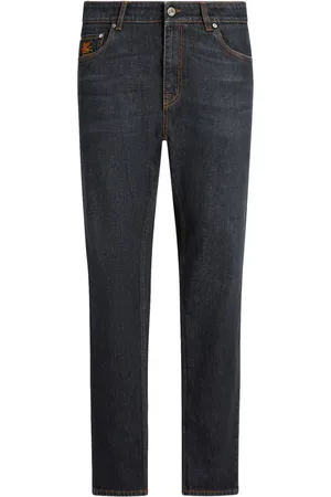 Etro Mid-rise slim-cut jeans