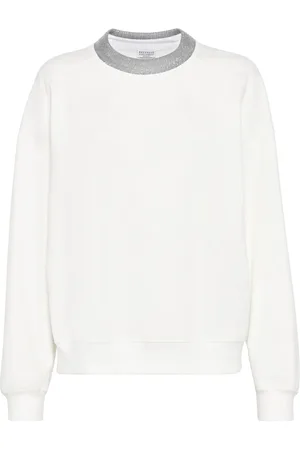 Brunello Cucinelli Monili-chain cotton sweatshirt