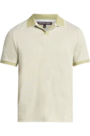 Michael Kors Striped cotton polo shirt