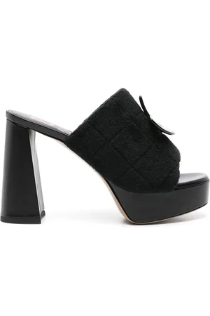 Patou X Bettina Vermillon Padded Anita 110mm mules