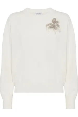 Brunello Cucinelli Embroidered cashmere jumper