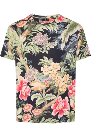 Etro Floral-print lyocell T-shirt