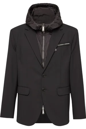 Dsquared2 Single-breasted hooded blazer