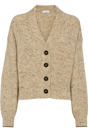 Brunello Cucinelli Mélange wool-blend cardigan