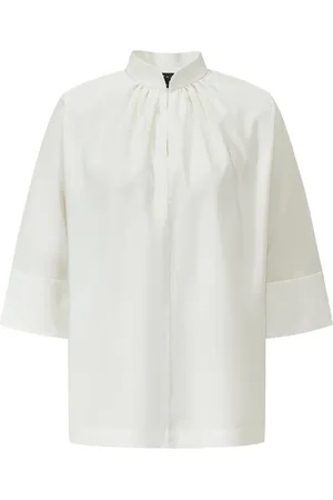 SHANGHAI TANG X Jacky Tsai pleated blouse