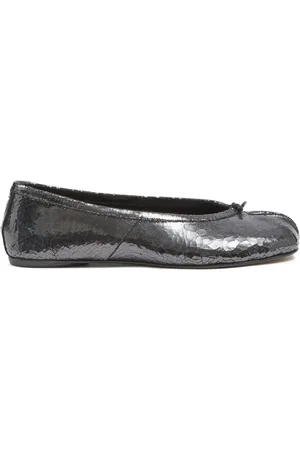 Maison Margiela Tabi leather ballerina shoes