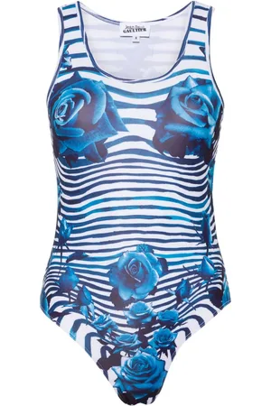 Jean Paul Gaultier Morphing floral-print body