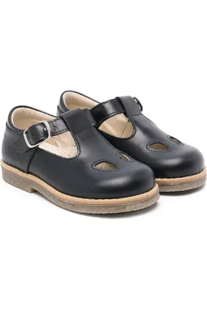 DOUUOD KIDS Round-toe leather crib shoes