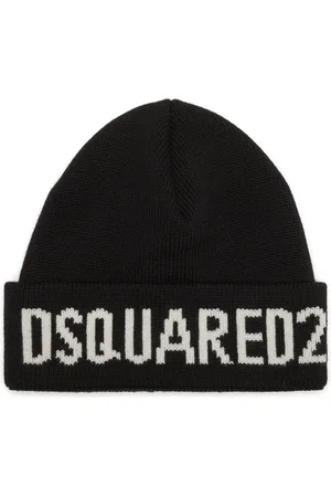 Dsquared2 Intarsia-logo wool beanie