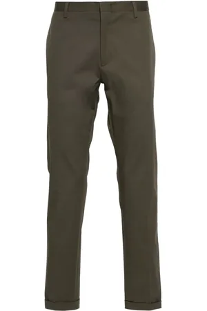 Paul Smith Pressed-crease tapered trousers