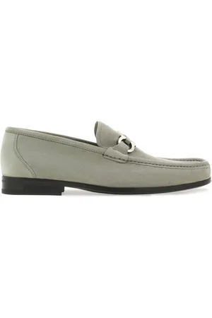 Salvatore Ferragamo Gancini-plaque leather loafers