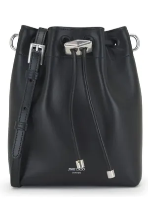 Jimmy Choo Mini Cinch leather bucket bag