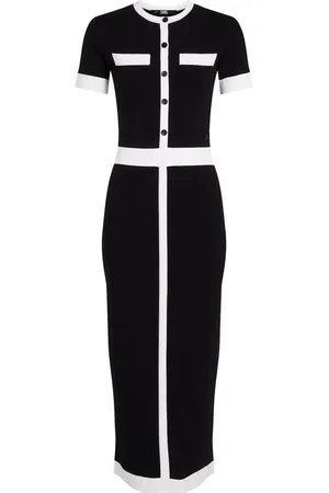 Karl Lagerfeld Short-sleeve knitted midi dress