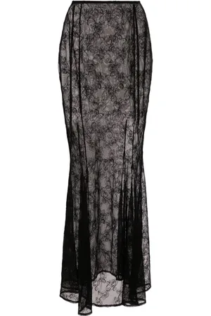 Kiki de Montparnasse Rose maxi skirt