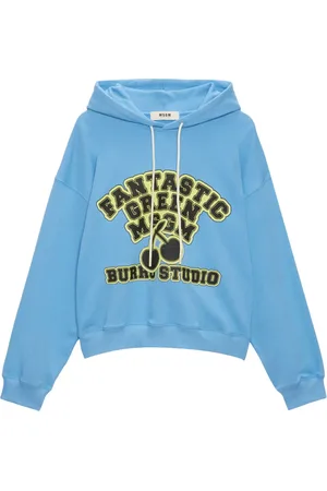 Msgm Logo-printed drawstring hoodie